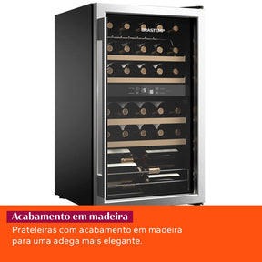 Adega Brastemp Dual Zone 33 Garrafas - BZB33BE